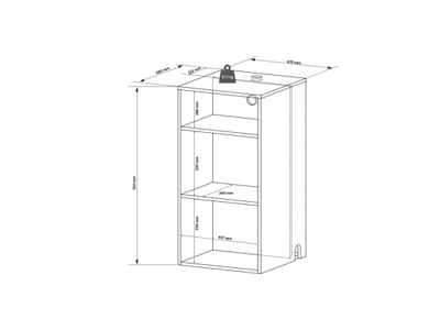 Rafti miksimit Glorious Modular Mix Rack 2021, për pajisje audio dhe vinyle, i zi
