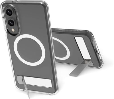 Këllëf telefoni dbramante1928 Iceland Ultra D30 Qi2, për Samsung Galaxy S25 Edge, me mbajtëse, transparent