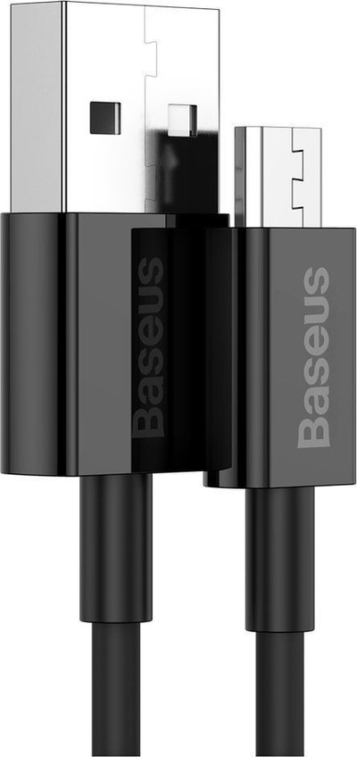 Kabllo karikimi Baseus Superior, Micro USB, 2m, 2A, e zezë