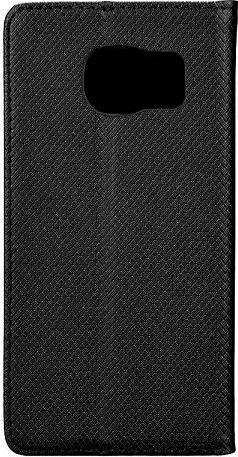 Këllëf libër Smart Magnet për Samsung Galaxy A20s, me xhep kartash, i zi