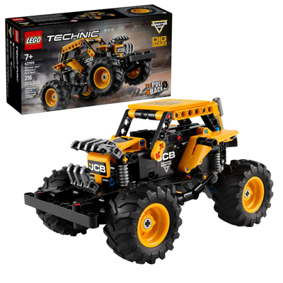 Set ndërtimi LEGO Monster Jam Digatron, pull back, shumëngjyrësh