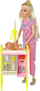 Kukull doktoreshë LeanToys Doctor, 30 cm, me gjëra loje, rozë