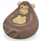 Karrige e fryrë për fëmijë Bestway Monkey, deri 70 kg, me puf, shumëngjyrëshe
