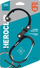 Kapëse shumëfunksionale Gear Aid Heroclip Medium, rrotullim 360°, e zezë