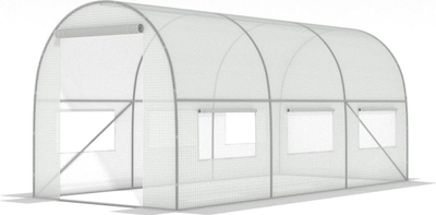 Serë tunel Garden, 3x2x2 m, PE me filtër UV, jeshile