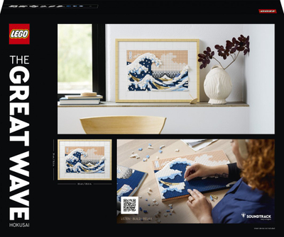 Poster muri me “Hokusai – Vala e Madhe”, art japonez klasik, shumëngjyrësh