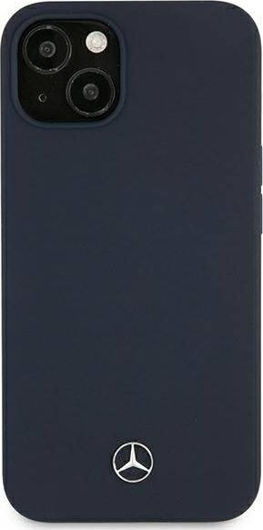 Kapak telefoni Mercedes Silicone Line për iPhone 13 mini, silikon, blu e errët