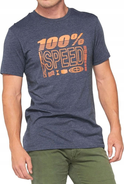 Bluzë 100% Trademark, pambuk-poliester, për burra, navy heather, L