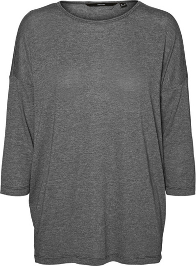Bluzë Vero Moda VMCARLA Loose Fit, e hirtë