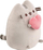 Lodër pelushi Pusheen me zemër, 24cm, gri shumë e butë