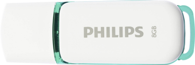 USB Philips Snow Edition FM08FD70B/00, 8GB, USB 2.0, e bardhë