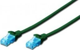 Kabllo rrjeti Digitus CAT 5e U UTP, RJ45, 15m, e gjelbër