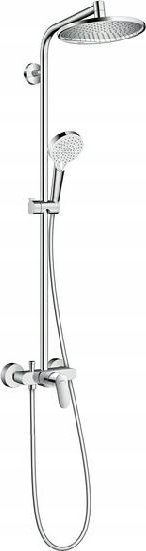 Set dushi Hansgrohe Crometta S 240 Showerpipe, 1 rrymë, me përziers, krom