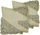 Jastëk dekorativ Beliani SOURWOOD set 2 copë, pambuk, 45 x 45 cm, jeshile e çelët