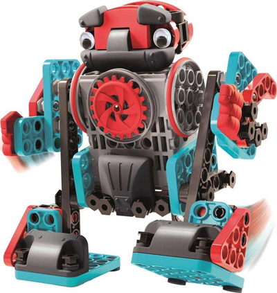 Lodër konstruktive Clementoni Mechanics Junior Robot, 5 në 1, me motor, shumëngjyrëshe