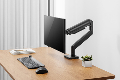 Носач за монитор DIGITUS, 1 екран до 49\", 20 kg, VESA 75x75, црн