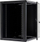 Kabinet rrjeti NetRack F-Line 019-150-66-022, 19" 15U, për mur, i zi