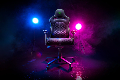 Играчка столица Razer Enki Armchair, механизам за навалување 152°, перница за глава, зелена