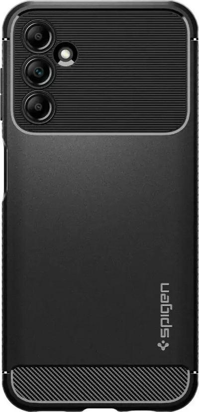 Kapak telefoni Spigen Rugged Armor për Samsung Galaxy A14 5G, TPU, mat, i zi