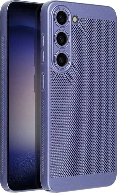 Futrollë telefoni OEM Breezy për Samsung A05s, strukturë me vrima, me mbrojtje për kamera, blu