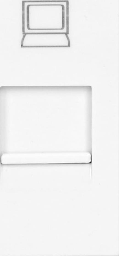 Prizë modulare rrjeti Orno NOEN RJ45, Cat 5e, 22.5x45mm, e bardhë