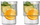 Set gotash Vialli Design 1784, 2 gota, 350ml, qelq transparent