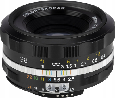 Objektiv Voigtlander Color-Skopar 28mm F2.8 SL II-S, Nikon F, manual fokus, i zi