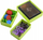 Aksesor Gamegenic Token Silo Card Add on, set me 3 copa, për tokena dhe letra, lime