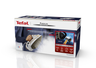 Hekur me avull Tefal Puregliss FV8042, 2900W, 270g/min, blu