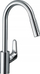 Bateri lavamani Hansgrohe Focus S 31833000, gryke që tërhiqet, 2 rryma uji, krom