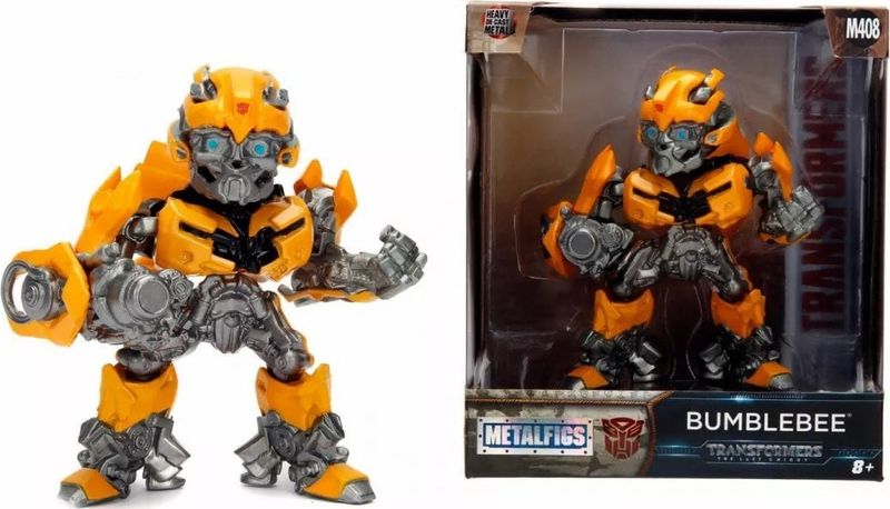 Figurë koleksionuese Dickie Jada Transformers Bumblebee, 10 cm, metalike
