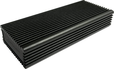 Kuti eksterne për SSD M.2 LC Power LC-M2-C-MULTI-RGB, USB Type-C, 10 Gbit/s, alumini e zezë