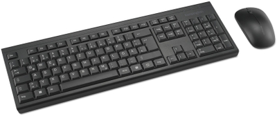 Сет тастатура и глушец Kensington KM150 EQ, без кабел, тивок клик, црн
