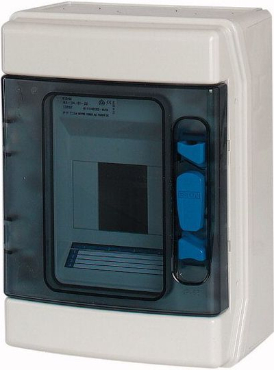 Kasetë modulare Eaton IKA-1/4-ST, 1x4 module, IP65, e bardhë