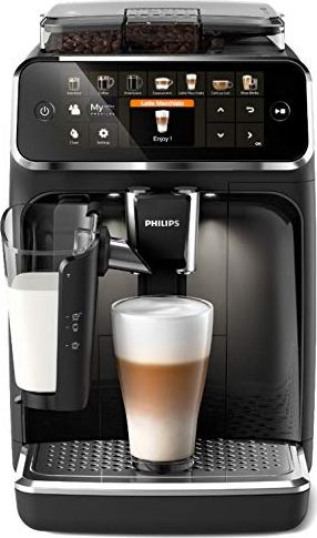 Makina automatike e kafesë Philips LatteGo EP5441/50, mulli keramik, sistem LatteGo, inox