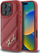 Mbulesë telefoni Karl Lagerfeld Quilted Signature për iPhone 16 Pro 6.3", lëkurë eco, e kuqe