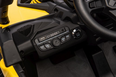 Makinë elektrike Lean Cars Can-Am DK-CA003, 4x4, e verdhë