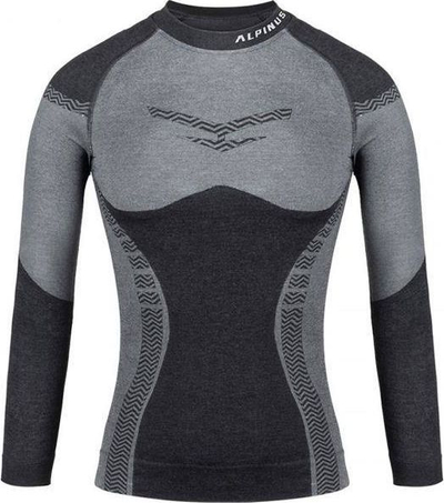 Bluza termike femrash Alpinus Pro Miyabi Edition GT43230, mëngë të gjata, gri
