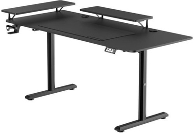 Tavolinë biurko Ultradesk Highlander XXL, e zezë