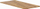 Tabaka tavoline Powerton ERGO UNO TOP, 160x75x1.8 cm, rustic oak