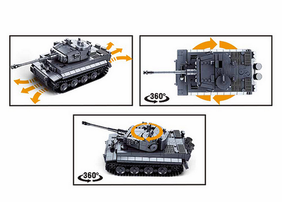 Lodër Sluban Sluban Army RC German tiger tank M38-B0851