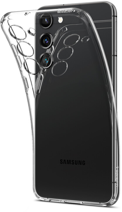 Mbrojtëse Spigen Liquid Crystal Glitter për Samsung Galaxy S23+, transparente