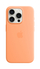 Маска Apple за iPhone 15 Pro Silicone Case со MagSafe, Orange Sorbet