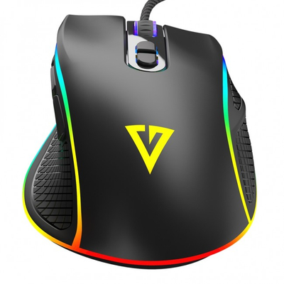 Гејминг глушец Modecom Volcano Veles, оптички, со USB кабел, црн