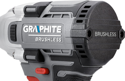 Çelës goditës me bateri Graphite Energy+, 18V, 330Nm 1/2", set 4.0Ah, gri grafit
