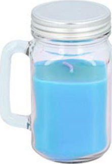 Qiri aromatik Arti Casa Ocean, në kavanoz qelqi, 40 orë djegie, blu