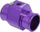 Adapter sensor temperature uji Depo, 28mm, fije 1/8 NPT, metalik