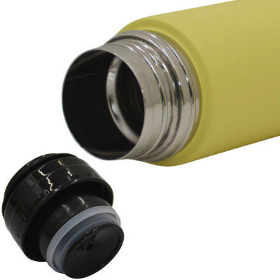 Termus Excellent Houseware Tourist, 500ml, çelik inox, i verdhë