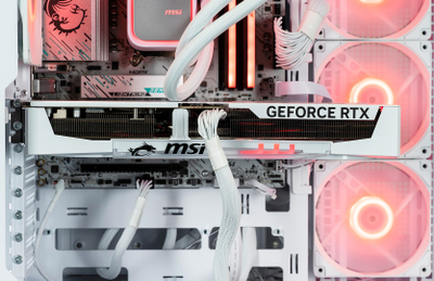 Гејминг компјутер Actina Ryzen 7 7800X3D, 32GB RAM, RTX 5070 Ti, 1TB SSD, бел