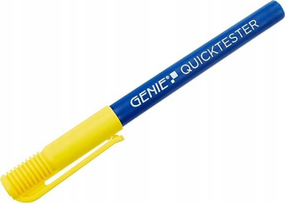 Stilolaps zbulues kartëmonedhash Genie Quick Tester 11794, për para fallco, portativ